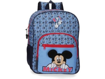 Mochila  Mickey Moods Vermelho Adaptável (30x38x12 cm)