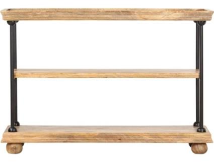 Estante  Castanho (110 x 35 x 75 cm - Madeira)