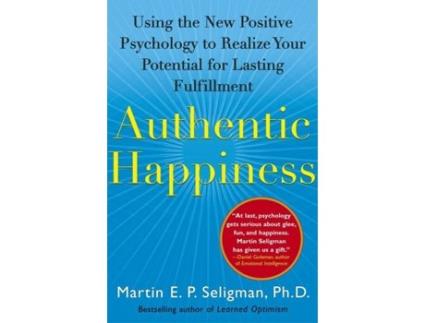 Livro Authentic Happiness de Martin Seligman (Inglês - 2004)