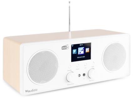 R?dio FM / DAB+ Internet Wi-Fi Bari 50W (Branco) - AUDIZIO