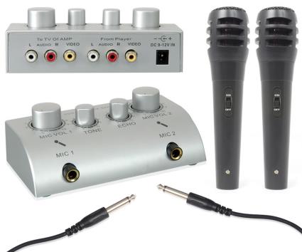 Controlador Karaoke p/ 2 Microfones (AV430) - Skytronic