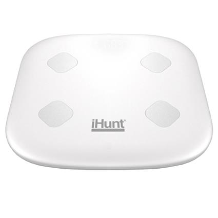 Balan?a de WC Digital LED Inteligente Wi-Fi (Branco) - iHUNT Air Weight