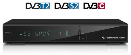 Receptor COMBO DVB-S2/T2/C (Sat?lite+Cabo+TDT) Full HD Ethernet H.265 HEVC - CRYPTOBOX