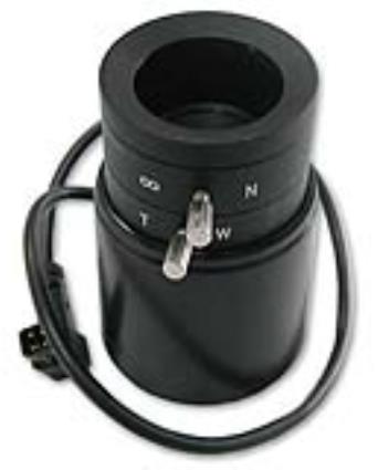 Lente Focagem DC 6 ~ 16 mm 1/3 F1.4 Rosca CS