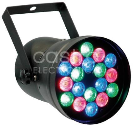 Projector PAR36 18 LEDs x 1W DMX -  KOOL SOUND