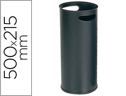 Porta Guarda-Chuva Sie Metalico c/ Pegas Preto 500x215 mm