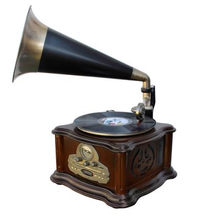 Gira Discos Retro 33/45/78 RPM c/ Bluetooth - SOUNDMASTER