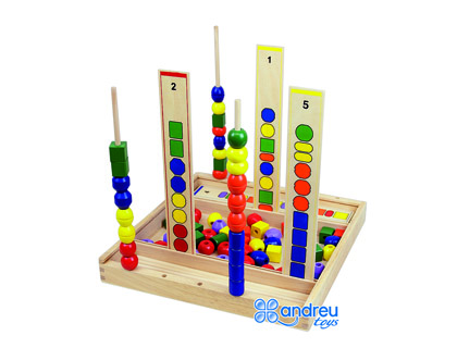 Jogo Andreutoys Manipula??o Perce??ovisual 92 Pe?as 34X33X45 cm