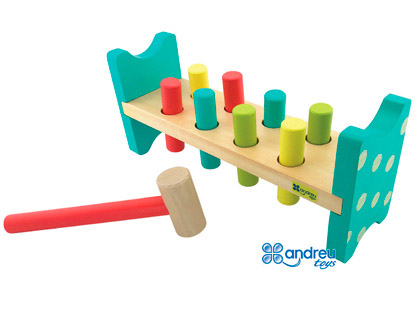 Jogo Andreutoys Banco Pica Cores 8 Barras 286X8X122 cm