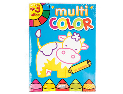 Caderno de Pintar MultiCor 16 Paginas 210X280 mm