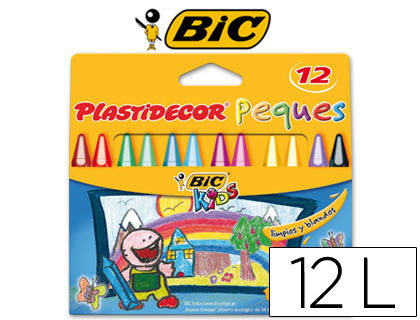 L?pis de Cera Plastidecor Peques c/ 10 Cores