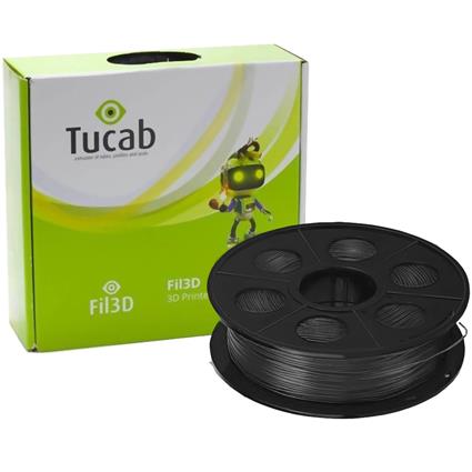 Filamento de Impress?o 3D em PETG 175mm 1Kg (Preto) - TUCAB