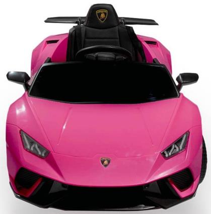 Carro El?trico Lamborghini Huracan (Monolugar) Rosa