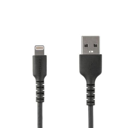 Cabo USB A Macho - Lightning Macho (1 m) Preto - STARTECH