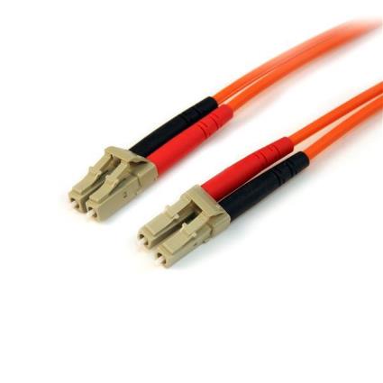 Cabo de Fibra Ótica OM2 LC Laranja (3 mts) - STARTECH