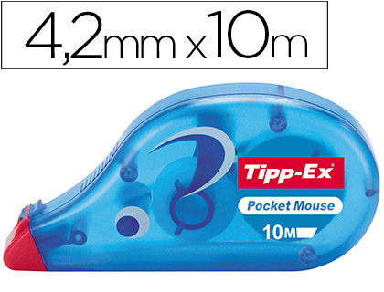 Corretor Tipp-Ex Fita - Pocket Mouse 42 mm x 9 mts