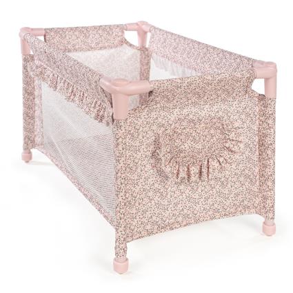 Cama de Viagem de Bonecas Lili Pink Flowers