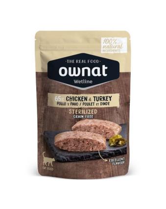 Ownat Wet Chicken & Turkey Sterilized Gato 85Gr 85 Gr