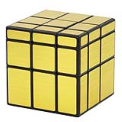 Cubo Mágico Qiyi - Mirror 3x3 Dourado