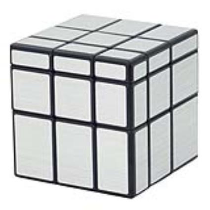 Cubo Mágico Qiyi - Mirror 3x3 Prateado