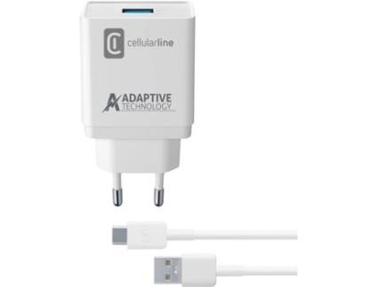 Carregador CELLULAR LINE ACHSMKIT15WTYCW