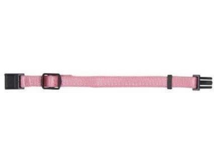 Coleira para Cães  Ajustável (Rosa - 22-35x1cm - Nylon - 6 Un - S - Porte Pequeno)