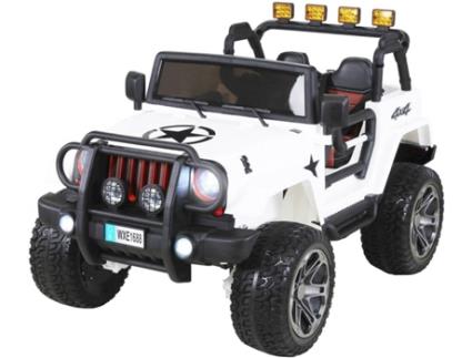 Carro Elétrico  Wrangler (Idade Mínima: 3 - Branco)