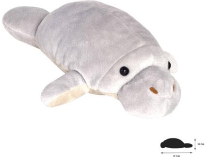 Peluche  Manatee (31 x 11 x 10 cm - Poliéster)