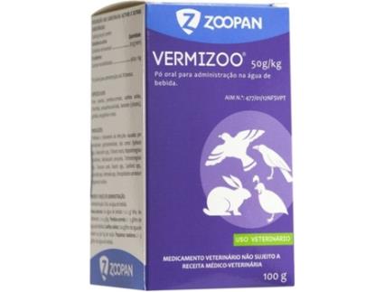 Complemento Alimentar para Aves  Vermizoo (100g)