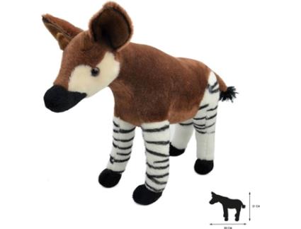Peluche  Okapi (30 x 10 x 21 cm - Poliéster)