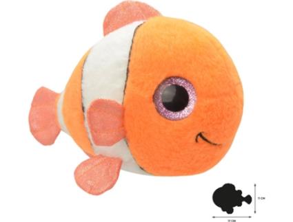 Peluche  Peixe Palhaço (17 x 8 x 11 cm - Poliéster)