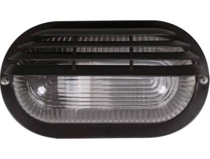 Aplique Exterior  Caima (Máx. 60W - Alumínio - Preto)