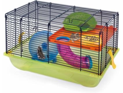Gaiola para Hamsters  Criceti 9 (Verde - 45x30.5x29cm)