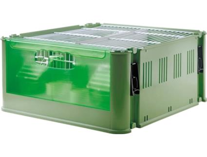 Transportadora para Roedores Tino (Verde - 38x39x18cm - S - Porte Pequeno)