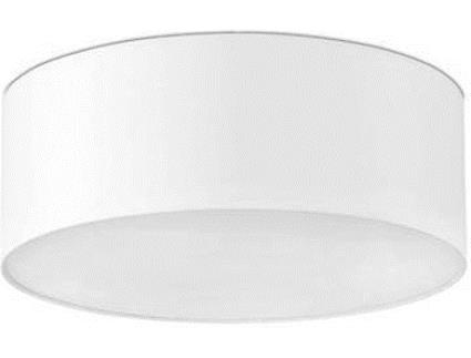 Plafón  Seven (Branco - E27 - 60W - Metal - PVC - Tecido)