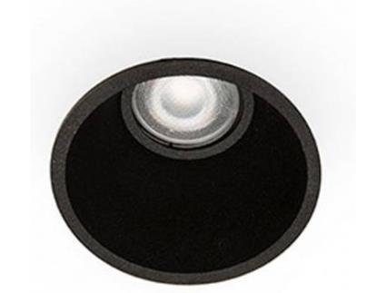 Candeeiro de Teto  Fresh (Preto - GU10 - Máx. 50W - Alumínio)