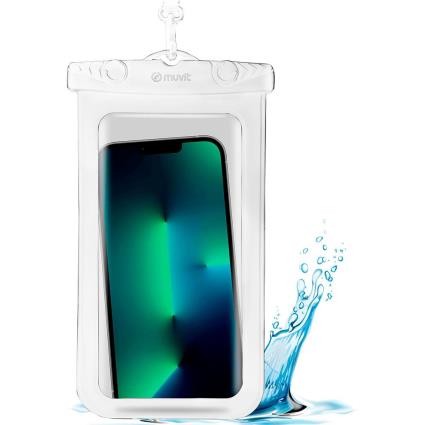 Muvit For Change Recycle-teck Ip68 Up To 6.5´´ Waterproof Phone Case Transparente