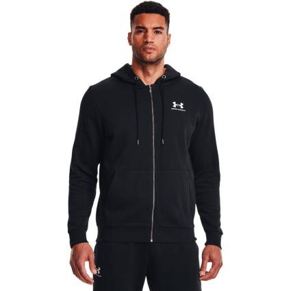 Under Armour Essential Fleece Full Zip Sweatshirt Preto L / Regular