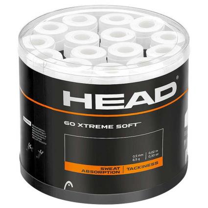 Head Racket Xtremesoft Tennis Overgrip 60 Units Branco