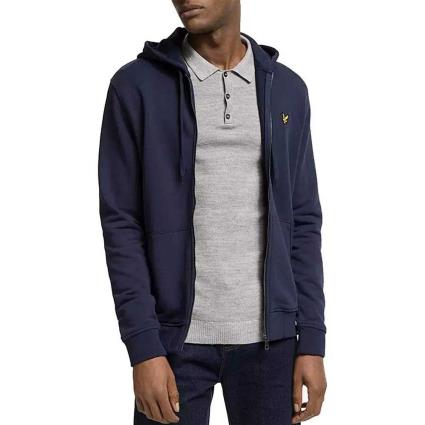 Lyle & Scott Ml420vog Full Zip Sweatshirt Azul S