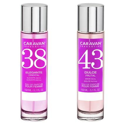 Caravan Nº43 & Nº38 Parfum Set Transparente