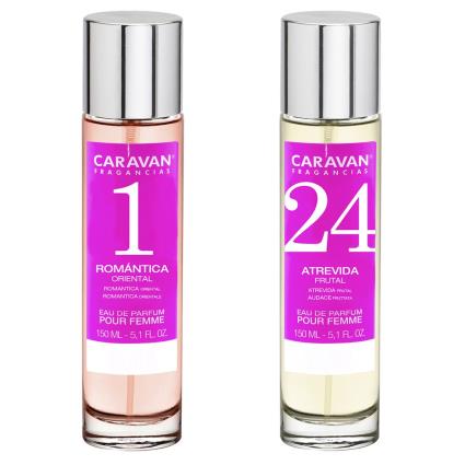 Caravan Nº24 & Nº1 Parfum Set Transparente