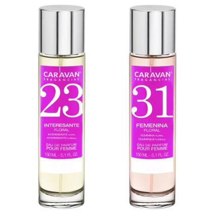 Caravan Nº31 & Nº23 Parfum Set Transparente