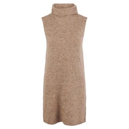 Pieces Ellen Roll Neck Sweater Beige M