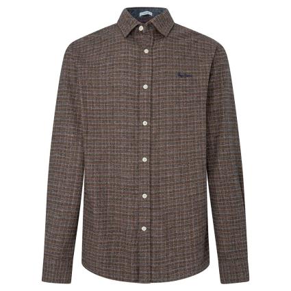 Pepe Jeans Fander Long Sleeve Shirt Castanho M