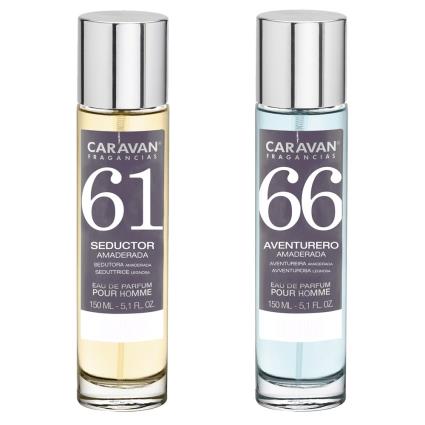 Caravan Nº66 & Nº61 Parfum Set Transparente