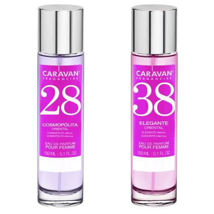 Caravan Nº38 & Nº28 Parfum Set Transparente