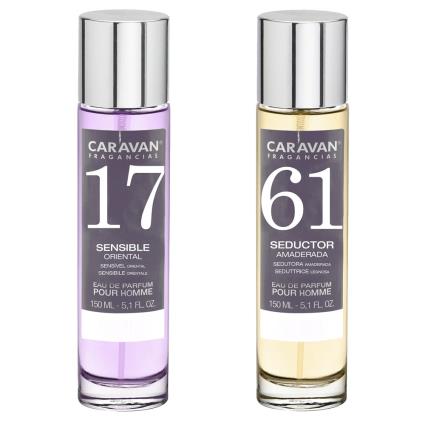Caravan Nº61 & Nº17 Parfum Set Transparente