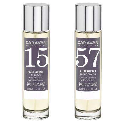 Caravan Nº57 & Nº15 Parfum Set Transparente