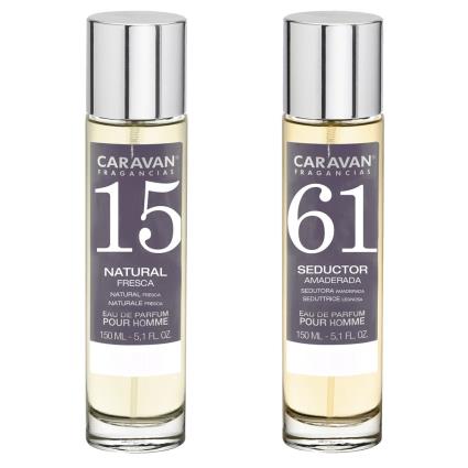 Caravan Nº61 & Nº15 Parfum Set Transparente